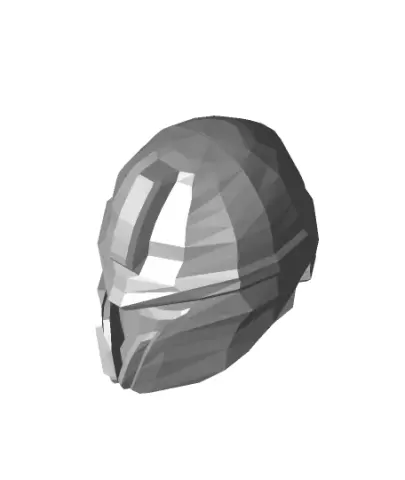 Low poly Helmet
