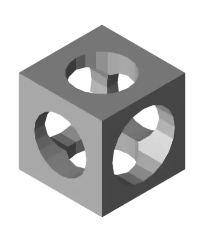 Just another calibration cube.