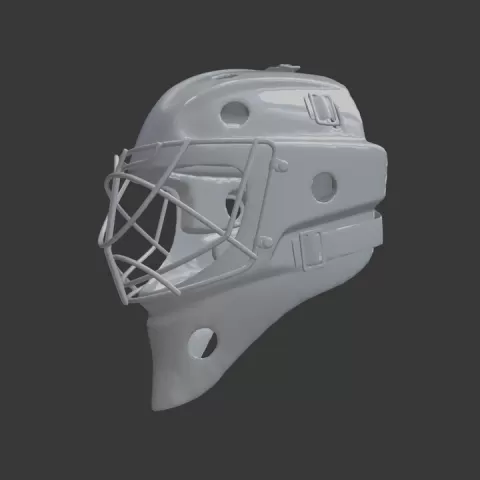Hockey Goalie Mask 3D Model for Cosplay, Sports Props, and Display by Siddique