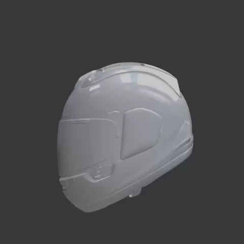 Arai RX-7V Evo Helmet – High-Detail Racing Motorcycle Helmet STL by Siddique