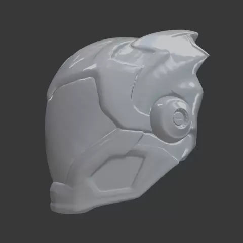 Iron Cat Helmet – Futuristic Armored Superhero Cosplay Helmet STL by Siddique