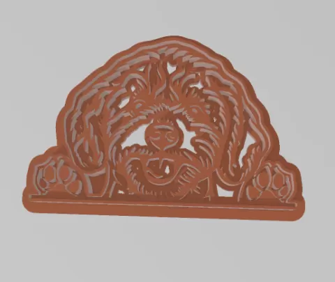 cavapoo cookie cutter dog pet gift