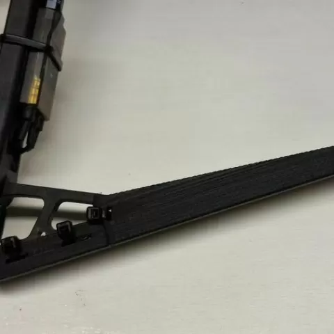DJI f450 Gamba unybody attacco veloce con fascette