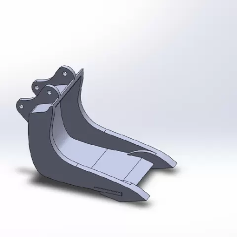 Cat 374 stone bucket