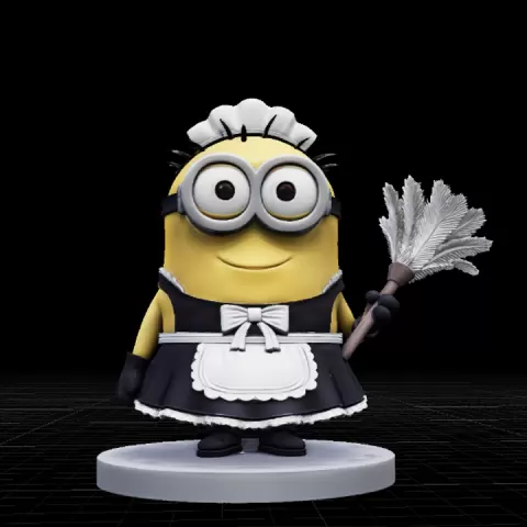 Phil the Minion – French Maid Outfit (Despicable Me 2 Iconic Scene) by Сергей С