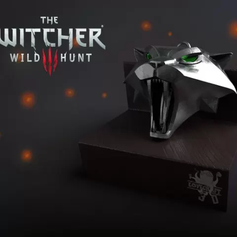 3D jewelry design Cosplay Pendant Medallion Witcher School of the Cat STL file for printing 3D model