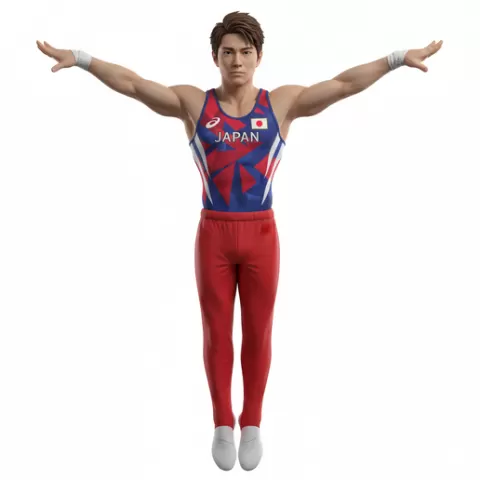 Kohei Uchimura Olympic athletes, olympic, olympics, athlete, sport, games, champion, medal, gold, silver, bronze, competition, training, performance, elite, fitness, action, dynamic, figurine, stl, collectible