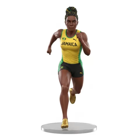 Shelly-Ann Fraser-Pryce Olympic athletes, olympic, olympics, athlete, sport, games, champion, medal, gold, silver, bronze, competition, training, performance, elite, fitness, action, dynamic, figurine, stl, collectible