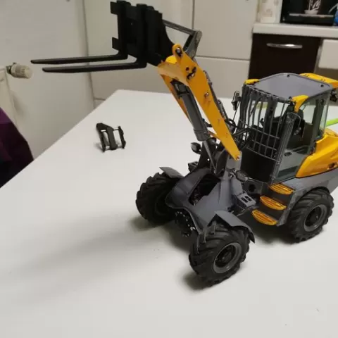 LESU MLC8 MINI WHEEL LOADER pallet fork WHEEL LOADER RC MODELBAU