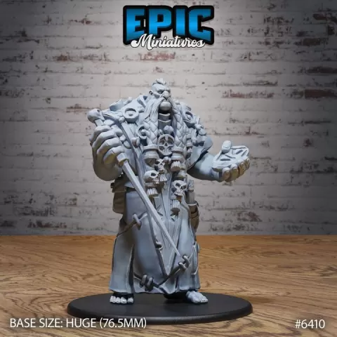 Giant Shaman / Mythical Spellcaster / Wizard Warrior / Woodland Magician / Nature Sorcerer / Ancient Forest Encounter by Epic-Miniatures