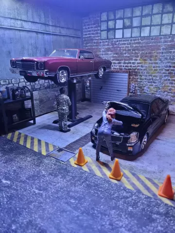 1/24 Élévateur a vérins / Jack elevator - Vendetta3Diorama