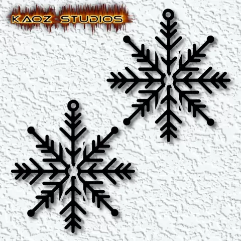 christmas earrings snowflake decorations