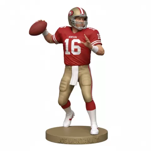 Joe Montana NFL players, nfl, football, player, athlete, sport, american, touchdown, pass, tackle, quarterback, helmet, pads, field, game, action, dynamic, figurine, model, stl, collectible