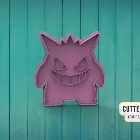 Gengar Pokemon Cookie Cutter