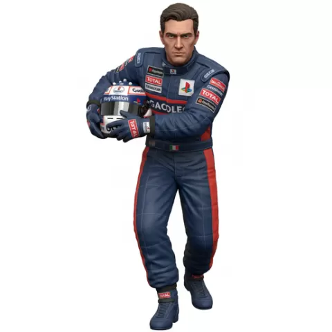 Olivier Panis Formula 1 driver, f1, formula1, racing, driver, motorsport, race, speed, fast, car, circuit, track, grandprix, pitstop, helmet, aero, performance, action, dynamic, figurine, collectible