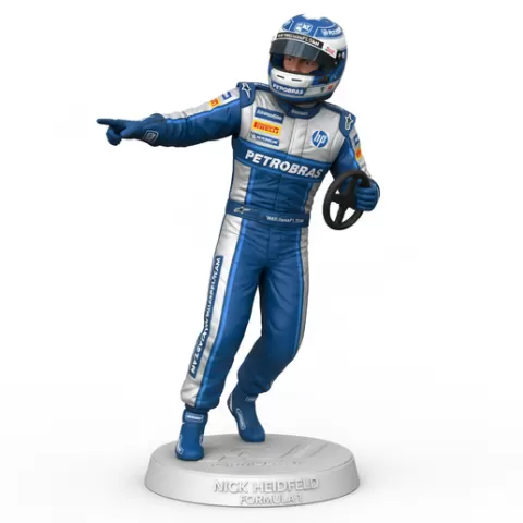 Nick Heidfeld Formula 1 driver, f1, formula1, racing, driver, motorsport, race, speed, fast, car, circuit, track, grandprix, pitstop, helmet, aero, performance, action, dynamic, figurine, collectible