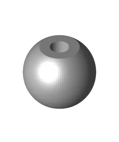 Filament guide with ball socket