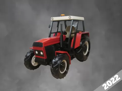 Tractor - Zetor Crystal 8145 (NO SUPPORTS)