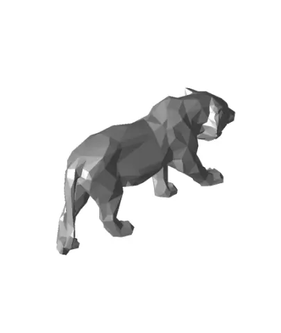 Low Poly Tiger
