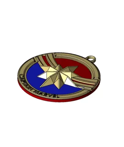 Captain Marvel Keychain