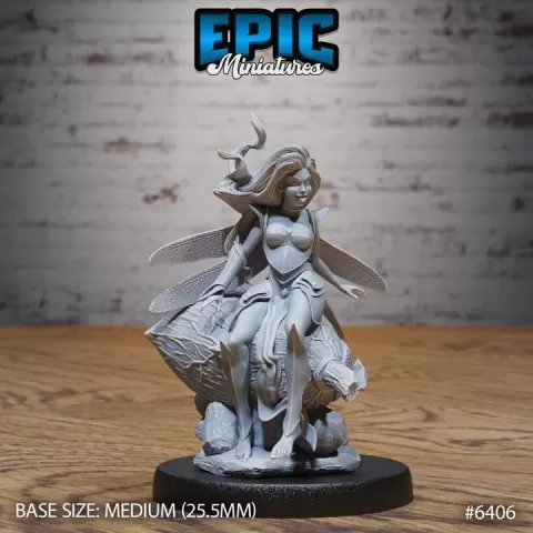Trikster Fey Mockery / Forest Pixie / Mythical Female Creature / Forest Dryad / Nature Spirit / Ancient Plant Humanoid / Fairy / Woodland Encounter by Epic-Miniatures