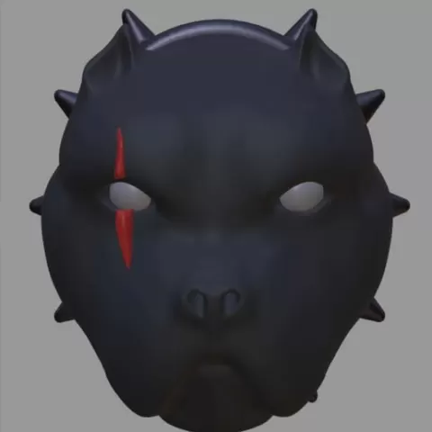 Scar Pitbull Wall Head