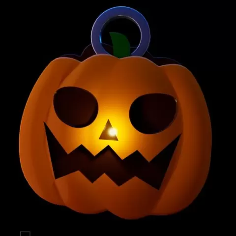 Halloween pumpkin key chains