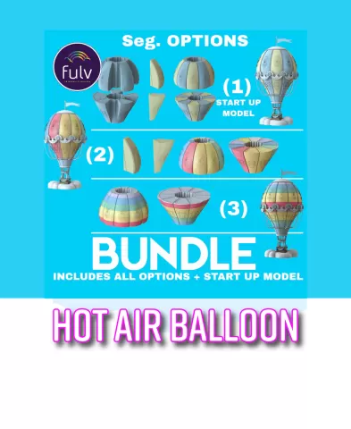 Hot Air Balloon (Bundle) Standard Size