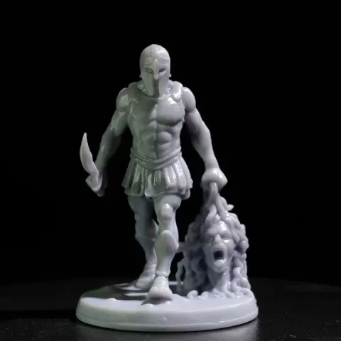 Perseus - Greek Hero from Mythology, Slayer of Medusa, 32mm and 62mm, pre-supported by Epic Scale Studios