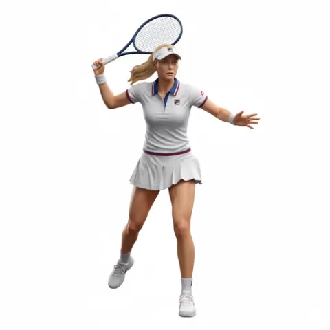 Karolina Muchova Tennis players, tennis, player, athlete, sport, racket, serve, forehand, backhand, swing, ball, court, match, grandslam, ace, volley, action, dynamic, figurine, stl, collectible