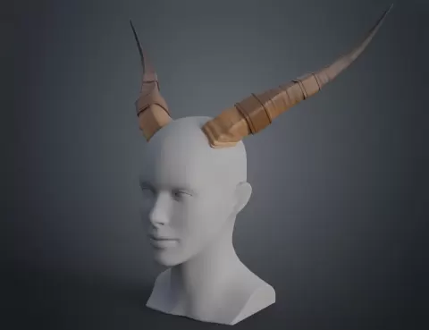 Antelope modified horns