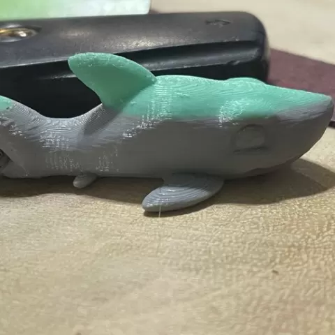 Cute Shark Keychain