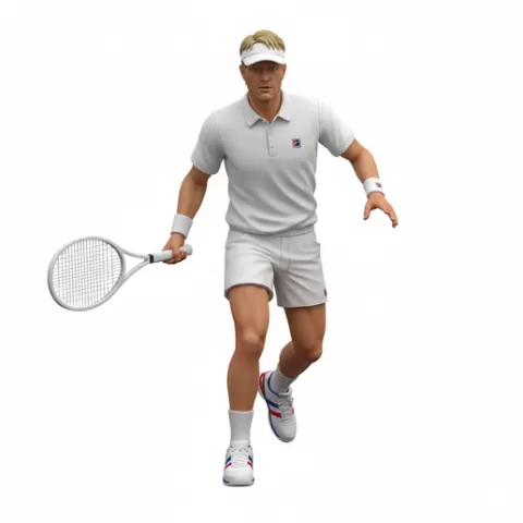Patrick Rafter Tennis players, tennis, player, athlete, sport, racket, serve, forehand, backhand, swing, ball, court, match, grandslam, ace, volley, action, dynamic, figurine, stl, collectible