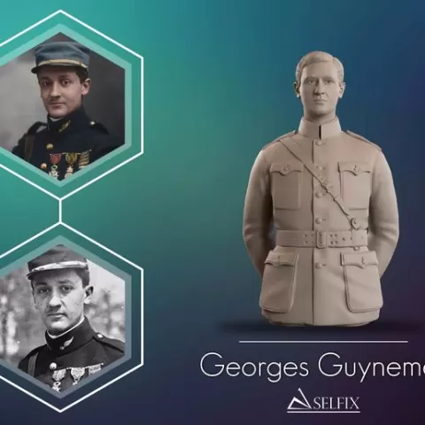 Georges Guynemer Bust Sculpture