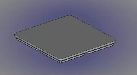 FreeCAD Gridfinity Parametric Bin Base Blank-Body.stl