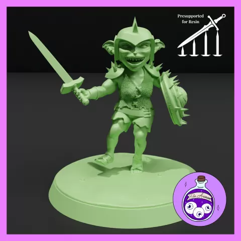 Goblin Fighter 2 by Ella's Arcanum