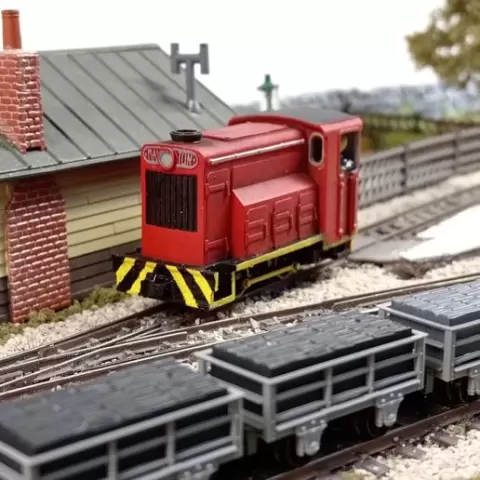 Hudswell Style diesel loco body for Kato/Peco England chassis