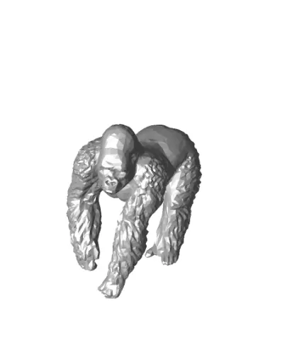 Low Poly Gorilla