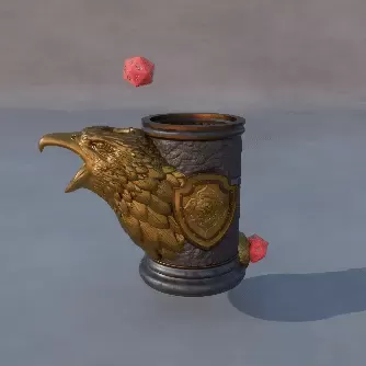 Eagle Dice Mug