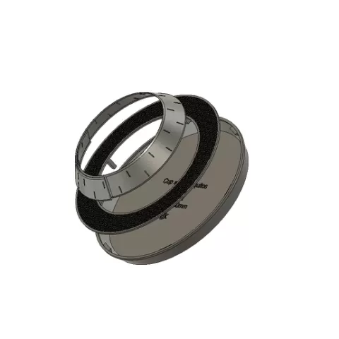 Coupelle anti-moustique pour pot de fleur/Anti-mosquito cup for flower pot (diameter 111 to 130 mm).