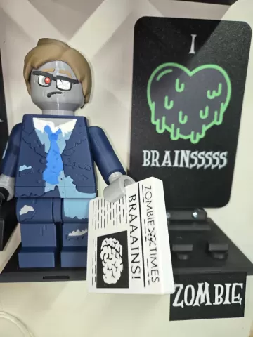 Zombie Multicolor Nameplates and Backer