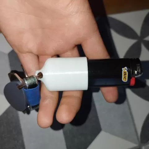BIC lighter holder