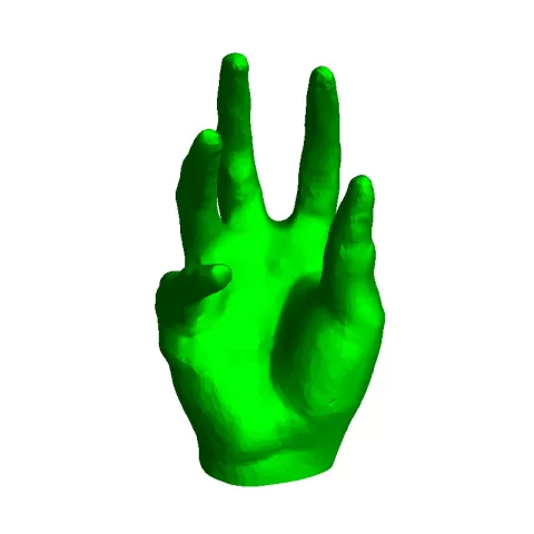 iPhone hand