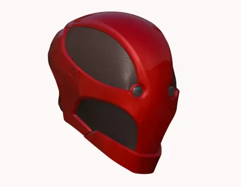 Red hood Helmet