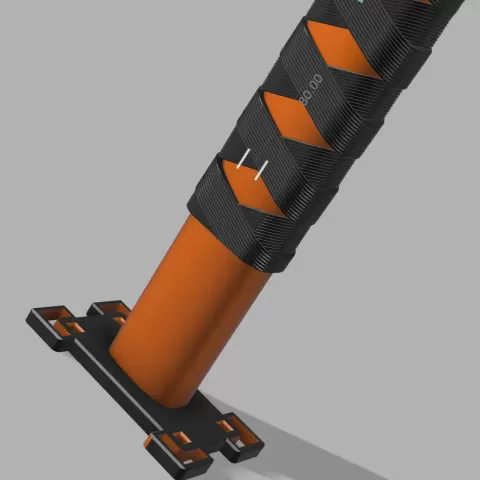 MUICHIRO TOKITO - PRINT IN PLACE KATANA - SINGLE COLOR ASSEMBLY FOR MMU LOOK!