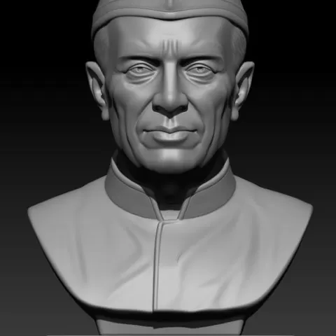 First Prime Minister of India Portrait - High Detail STL