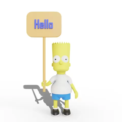 Bart Simpson - Mart 3D world