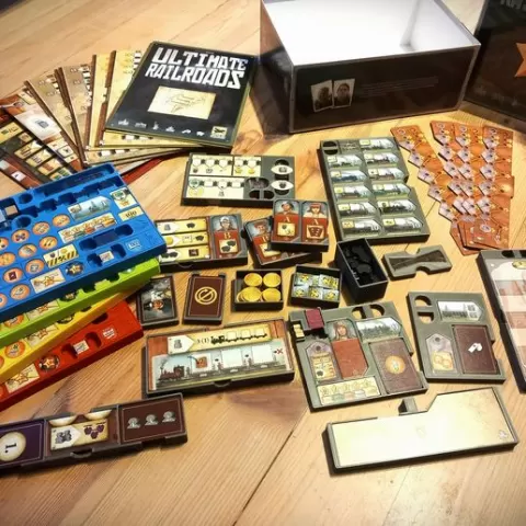 Ultimate Railroads - Boardgame insert