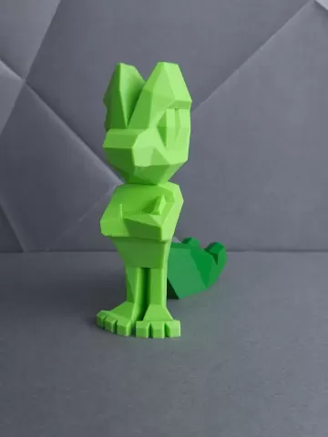 Treecko Low Poly Pokemon