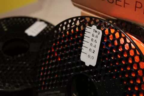 Filament measuring scale